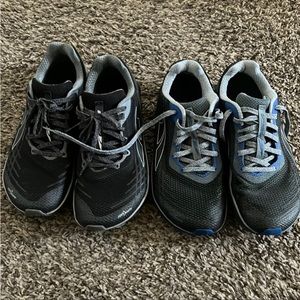 Two pair of Altra Timp 2
